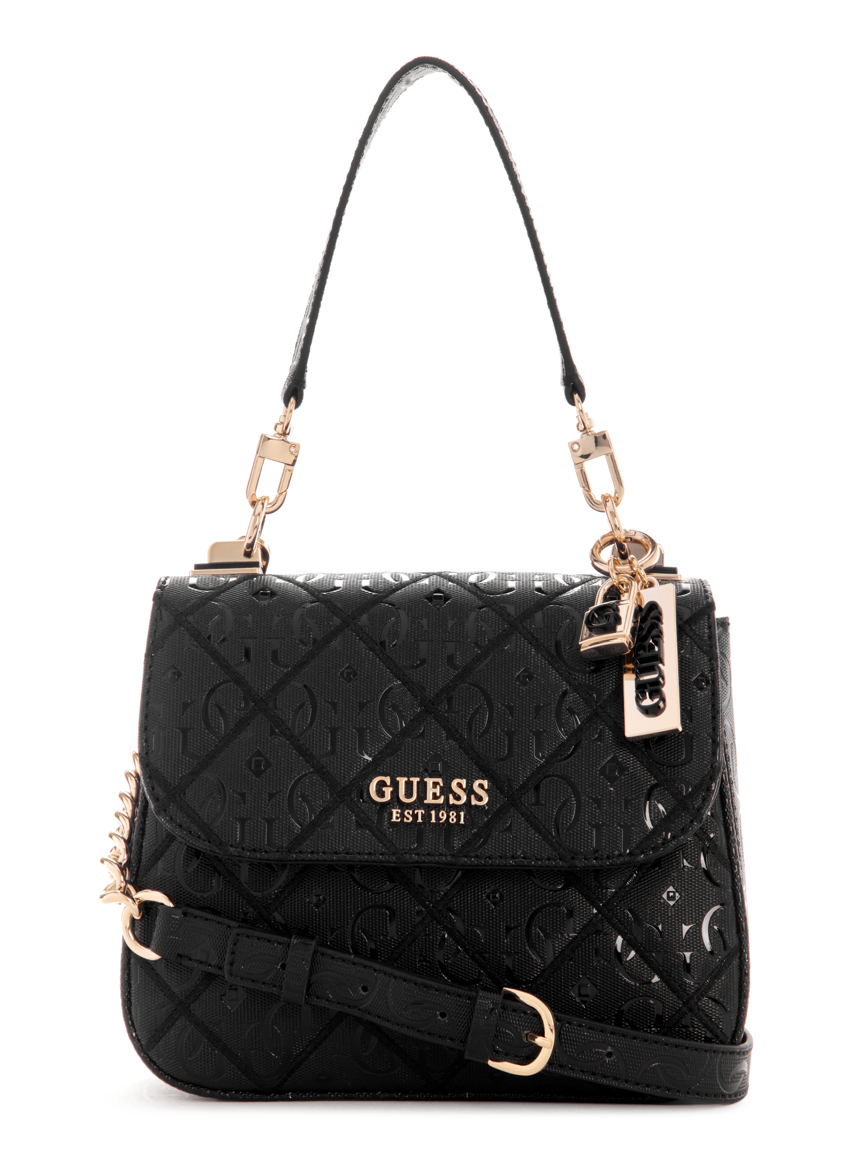 CADDIE 3 COMPARTMENT TOP HANDLE FLAP | Guess Philippines