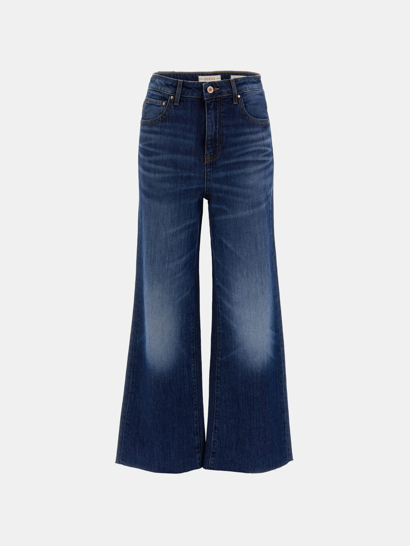 ECO ANKLE WIDE LEG DENIM PANTS | Guess Philippines