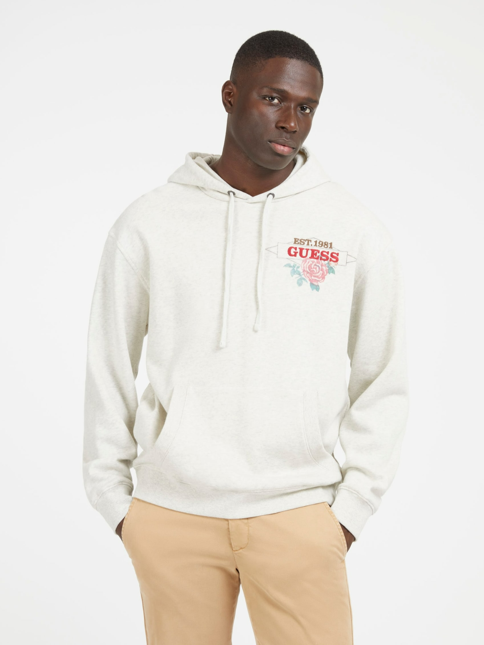 ECO ROY GUESS ROSES HOODIE | Guess Philippines