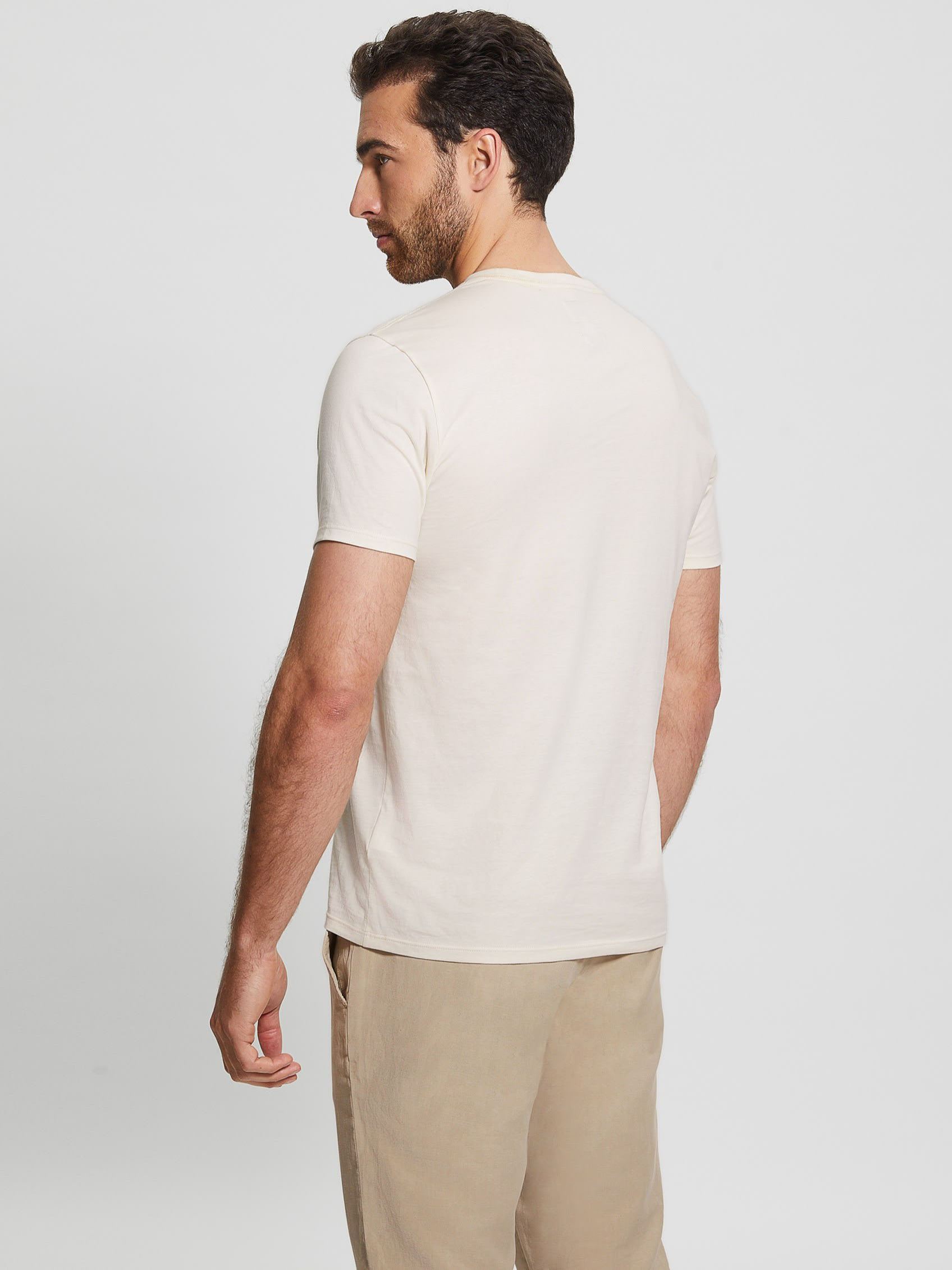 CLASSIC PIMA EMBROIDERED TEE | Guess Philippines