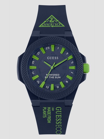 Eco Navy And Green Analog Watch