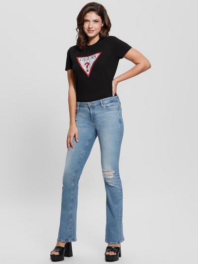 Eco Ryder Low-rise Flare Jeans