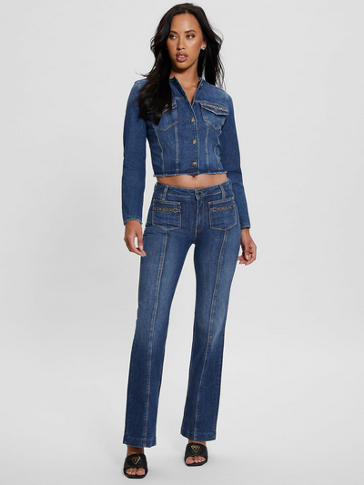 Eco Chain Pocket Boot Cut Jeans
