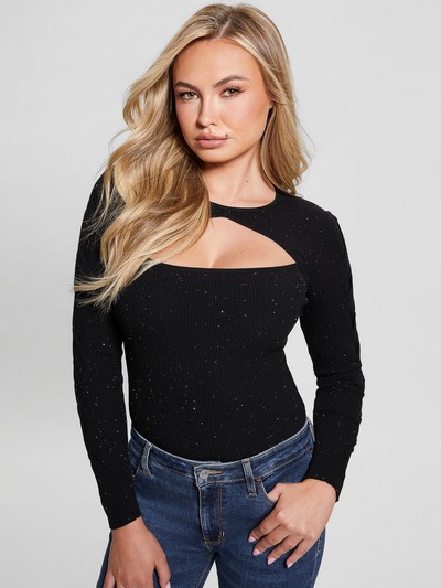 Laurel Micro Sequin Sweater