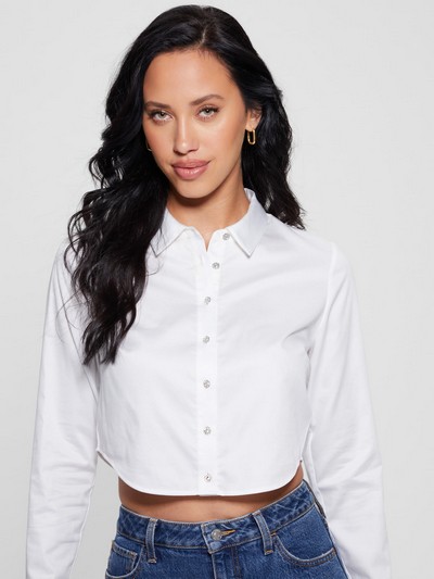 Sami Cropped Button-up Top