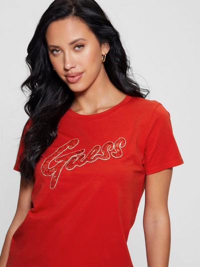 GUESS Lace Logo Tee