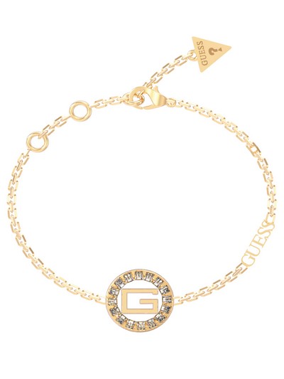 GUESS Icon 17mm Baguette Coin Gold