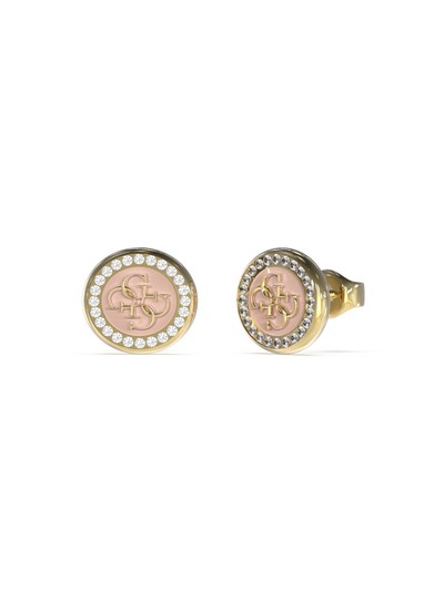 Dreaming GUESS 12mm Light Pink & 4g Studs Gold