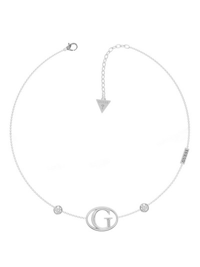 16-18'' G Logo & Crystals Rh