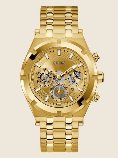 Gold-tone Multifunction Watch