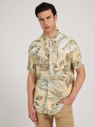 Eco Rayon Paradise Palm Shirt