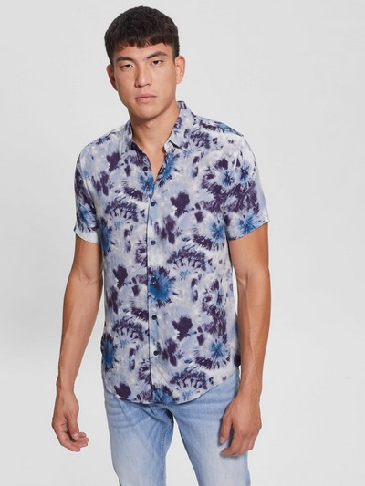 Eco Rayon Tie-dye Burst Shirt