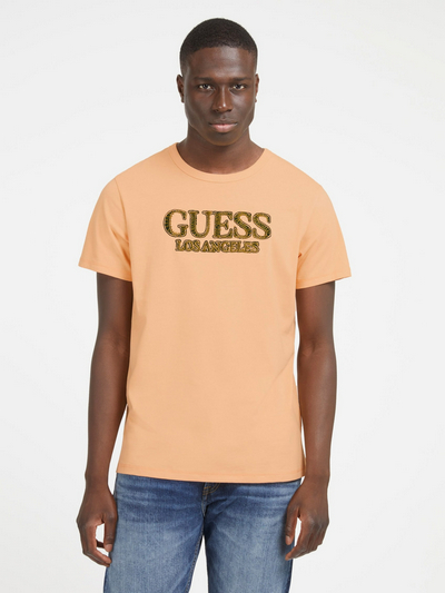 Eco GUESS Embroidered Logo Tee