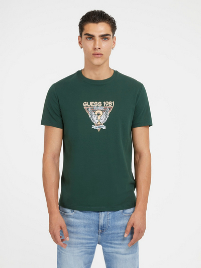 Eco GUESS Wings Logo Tee