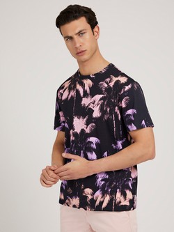 Bsc Ombre Palm Print Tee